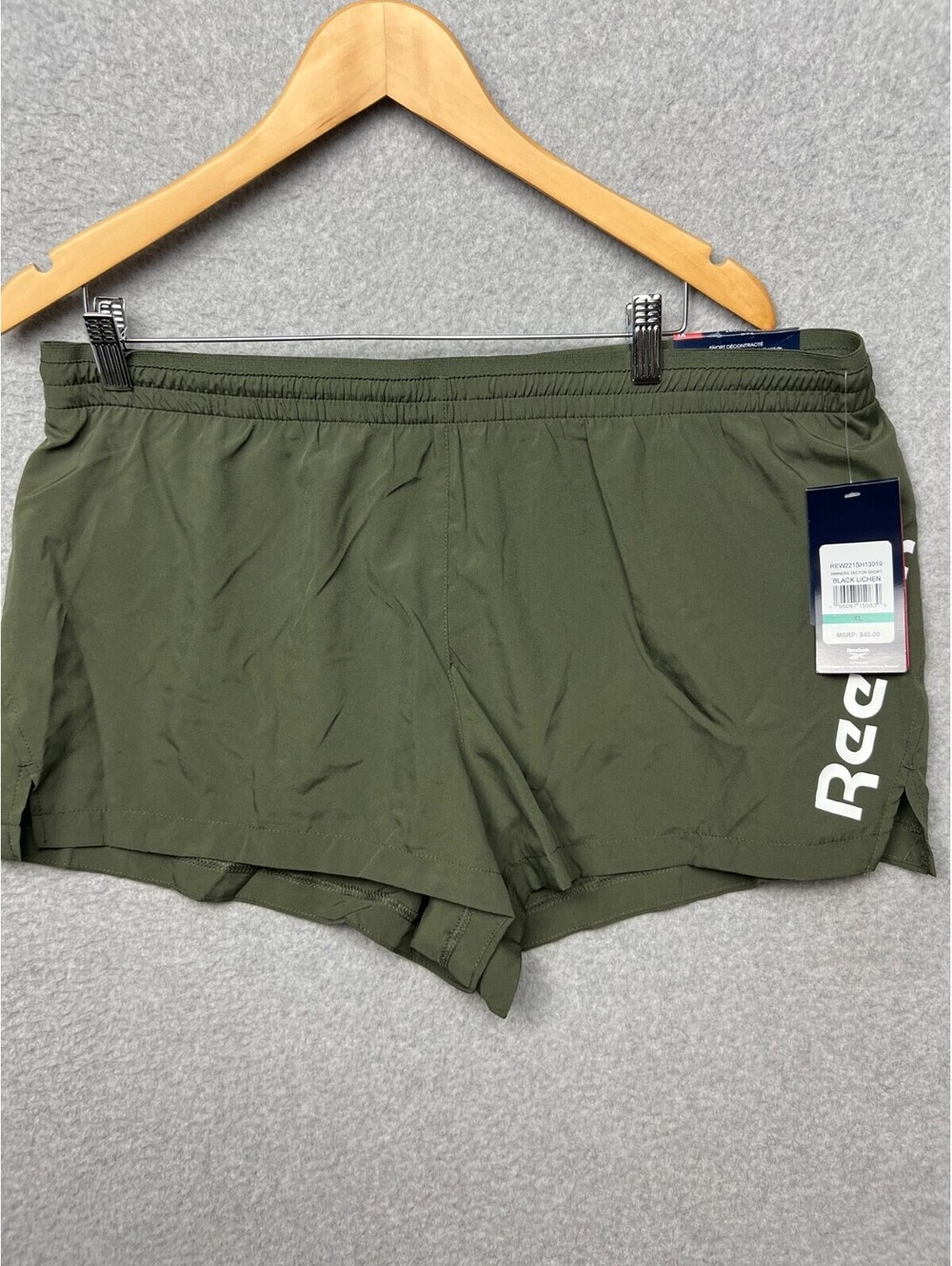 Reebok Winners Vector Relaxed Athletic Shorts Women's XL green New
